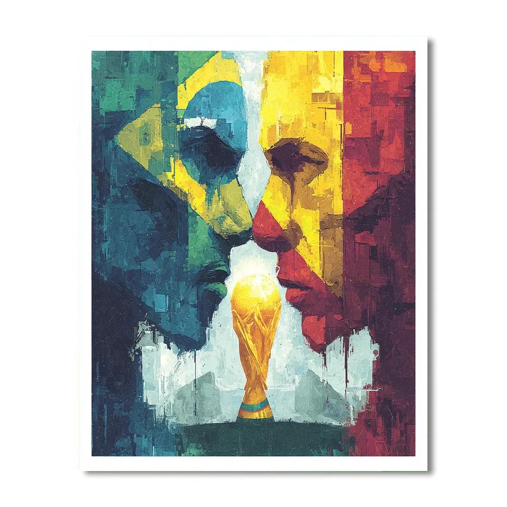 Fifa 2026 Portugal vs Colombia - DIY Painting By Numbers Kit