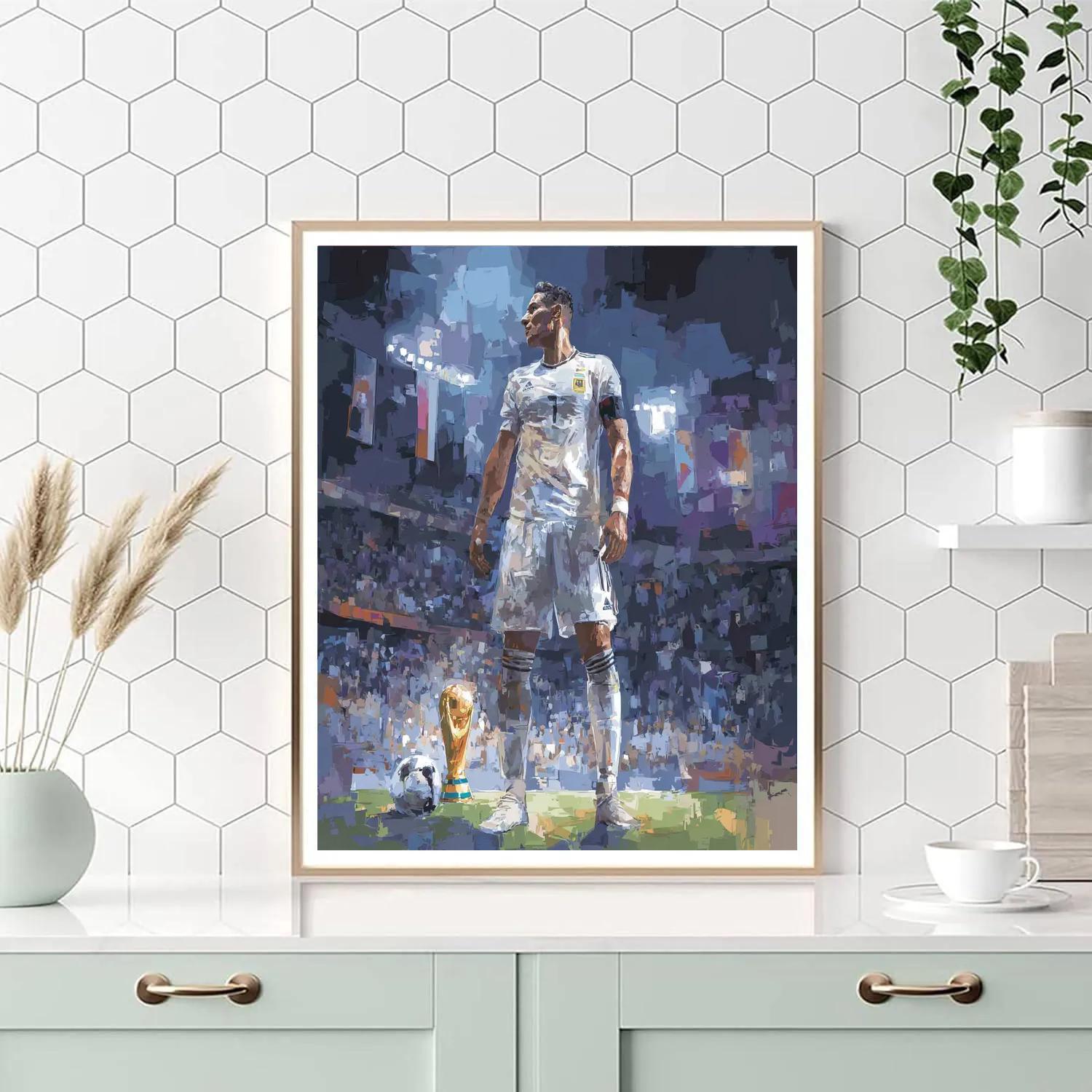 Salah Fifa 2026 Lights - DIY Painting By Numbers Kit