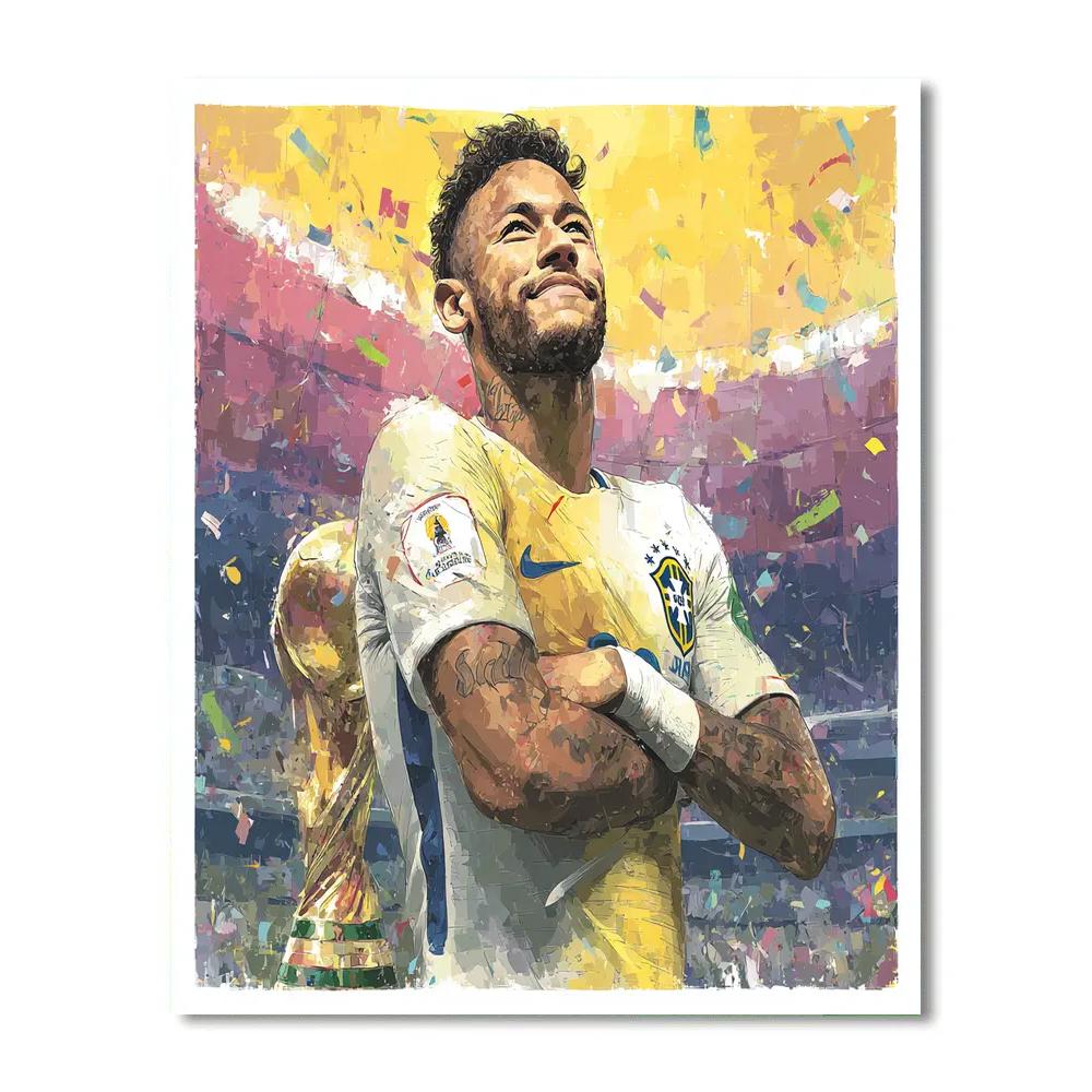 Ronaldinho Fifa 2026 Joy - DIY Painting By Numbers Kit