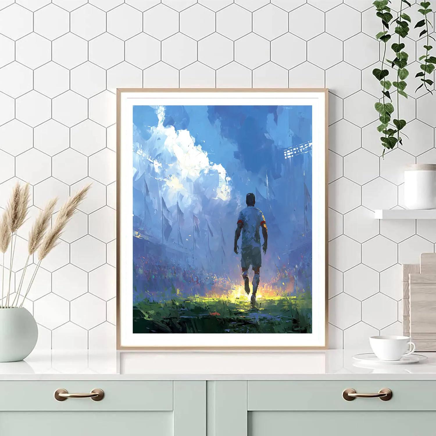 Uzbekistan Fifa 2026 Dawn - DIY Painting By Numbers Kit