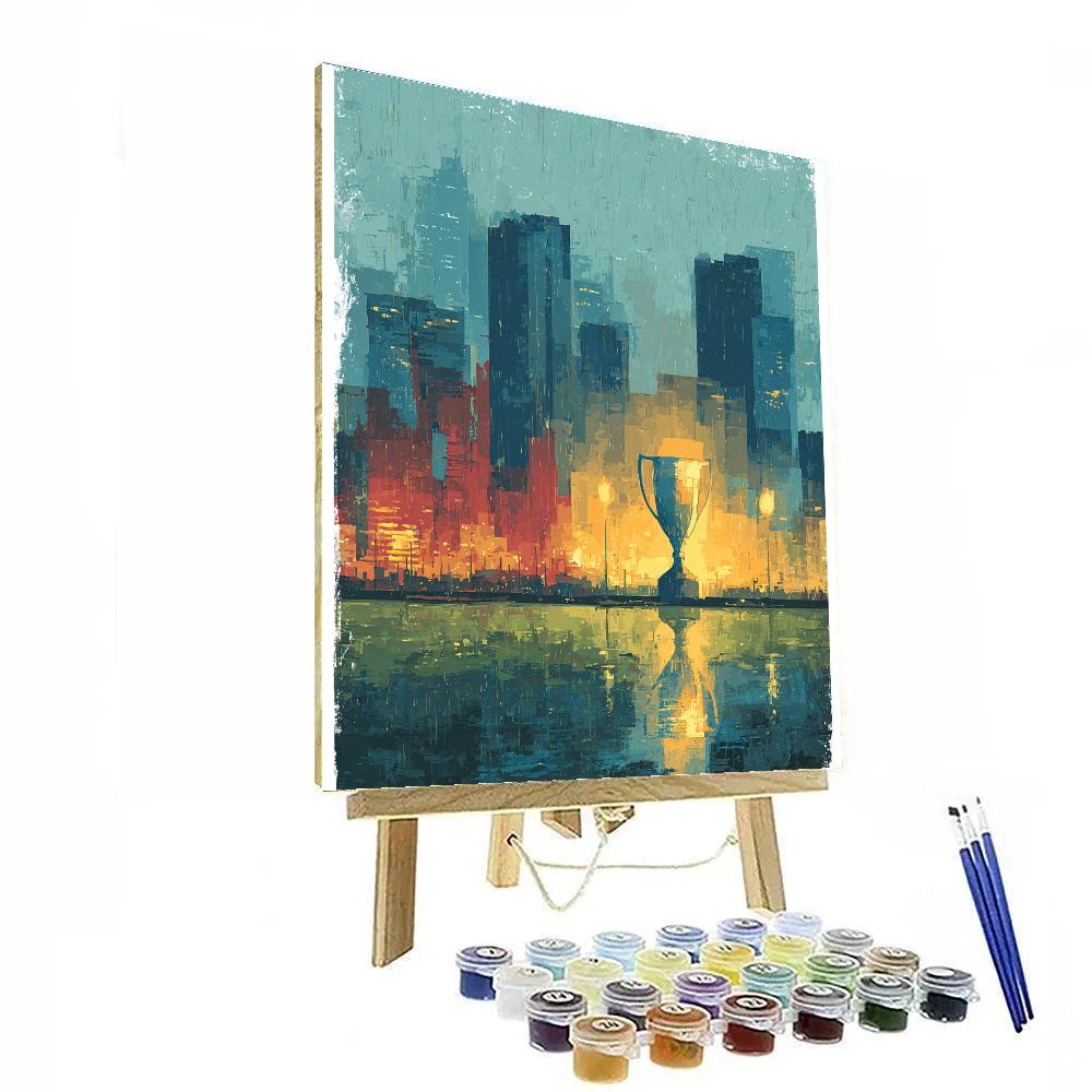 Seattle Fifa 2026 Rainlight - DIY Painting By Numbers Kit