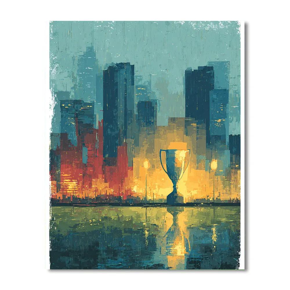 Seattle Fifa 2026 Rainlight - DIY Painting By Numbers Kit
