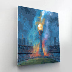 Fifa 2026 Trophy North Stars - DIY Painting By Numbers Kit