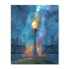 Fifa 2026 Trophy North Stars - DIY Painting By Numbers Kit