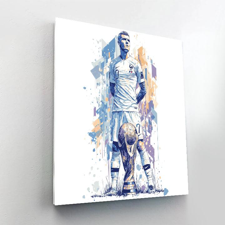 Fifa 2026 Haaland Ice - DIY Painting By Numbers Kit