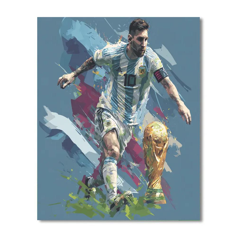 Fifa 2026 Valverde Flame - DIY Painting By Numbers Kit