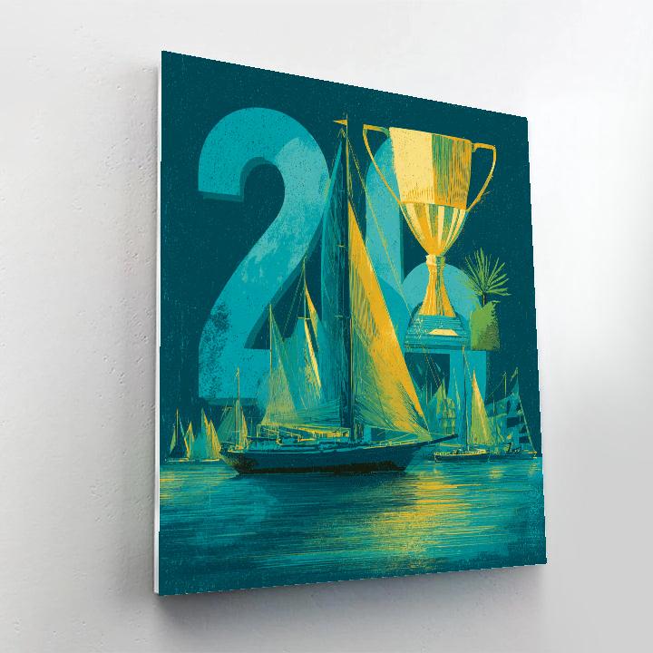 Curaçao Fifa 2026 Blue - DIY Painting By Numbers Kit