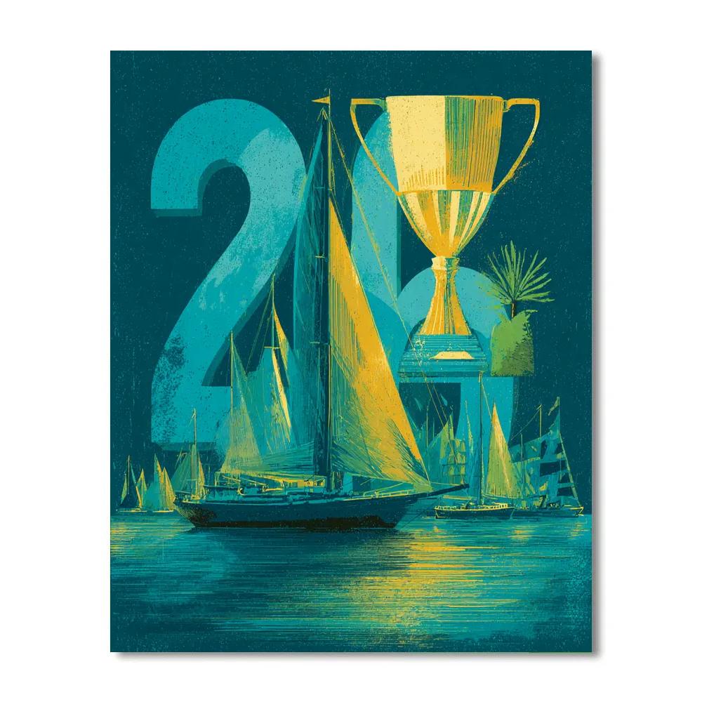Curaçao Fifa 2026 Blue - DIY Painting By Numbers Kit