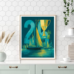 Curaçao Fifa 2026 Blue - DIY Painting By Numbers Kit