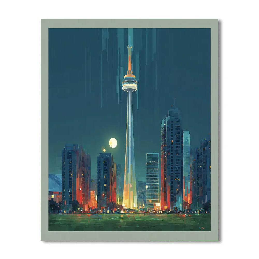 Toronto Fifa 2026 Glow - DIY Painting By Numbers Kit