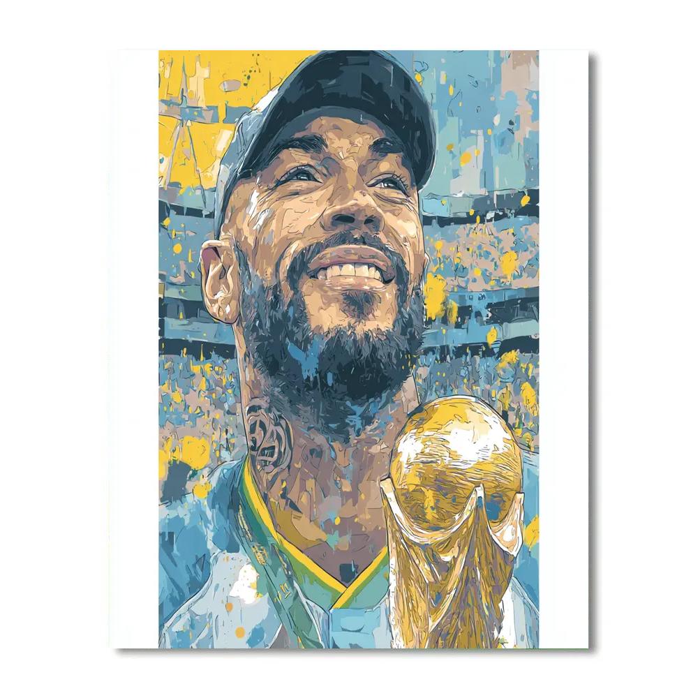 Ronaldinho Fifa 2026 Joy - DIY Painting By Numbers Kit