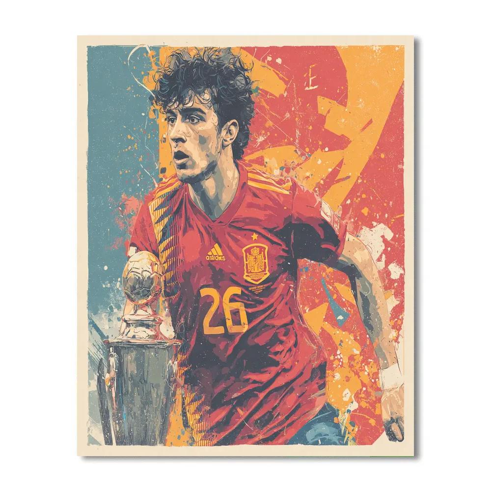Fifa 2026 Yamal Rise - DIY Painting By Numbers Kit