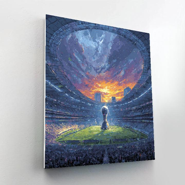 Mexico City Fifa 2026 Opener - DIY Painting By Numbers Kit