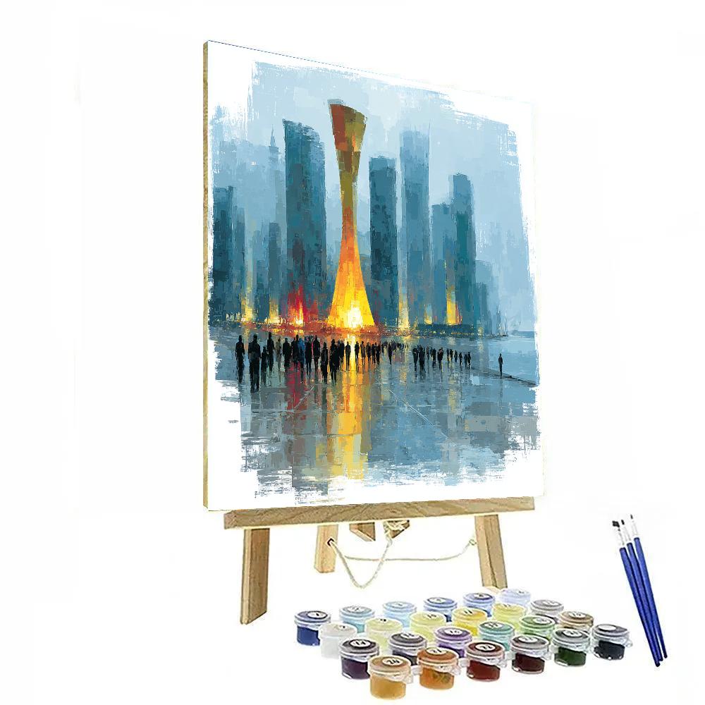 Vancouver Fifa 2026 Blue - DIY Painting By Numbers Kit