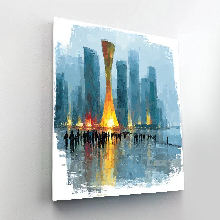 Vancouver Fifa 2026 Blue - DIY Painting By Numbers Kit