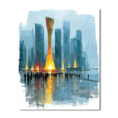 Vancouver Fifa 2026 Blue - DIY Painting By Numbers Kit