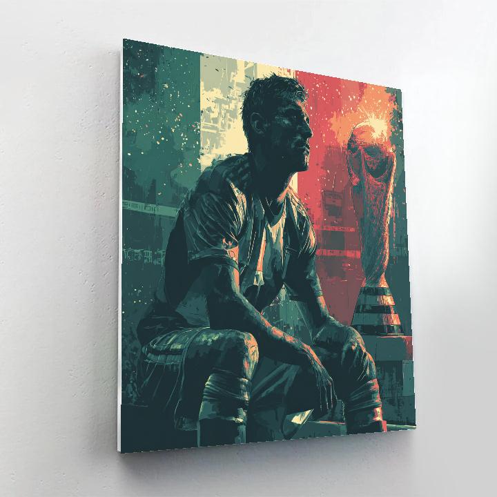 Iraq Fifa 2026 Flame - DIY Painting By Numbers Kit