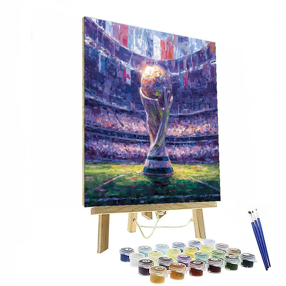 Fifa 2026 Global Trophy - DIY Painting By Numbers Kit