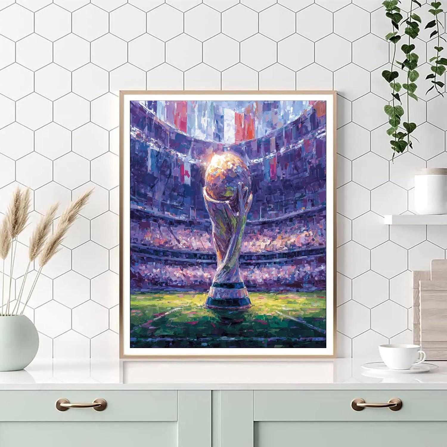 Fifa 2026 Global Trophy - DIY Painting By Numbers Kit
