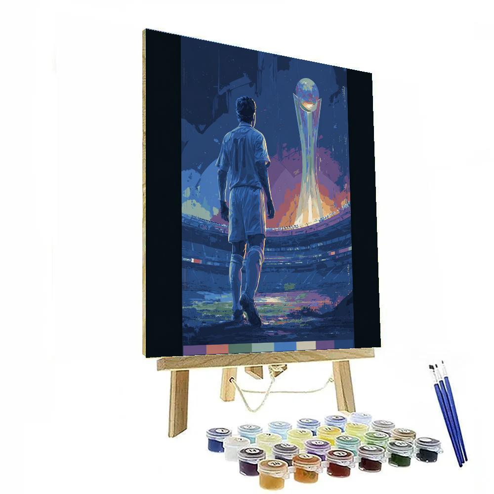 Salah Fifa 2026 Night - DIY Painting By Numbers Kit