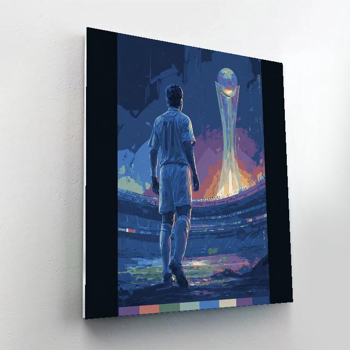 Salah Fifa 2026 Night - DIY Painting By Numbers Kit