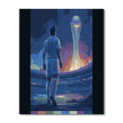Salah Fifa 2026 Night - DIY Painting By Numbers Kit