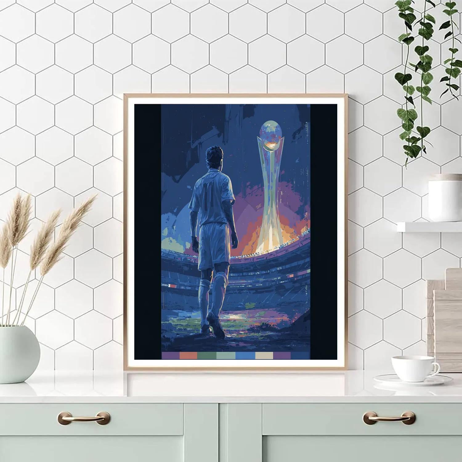 Salah Fifa 2026 Night - DIY Painting By Numbers Kit