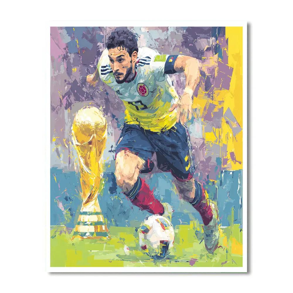 Luis Díaz Fifa 2026 Rhythm - DIY Painting By Numbers Kit
