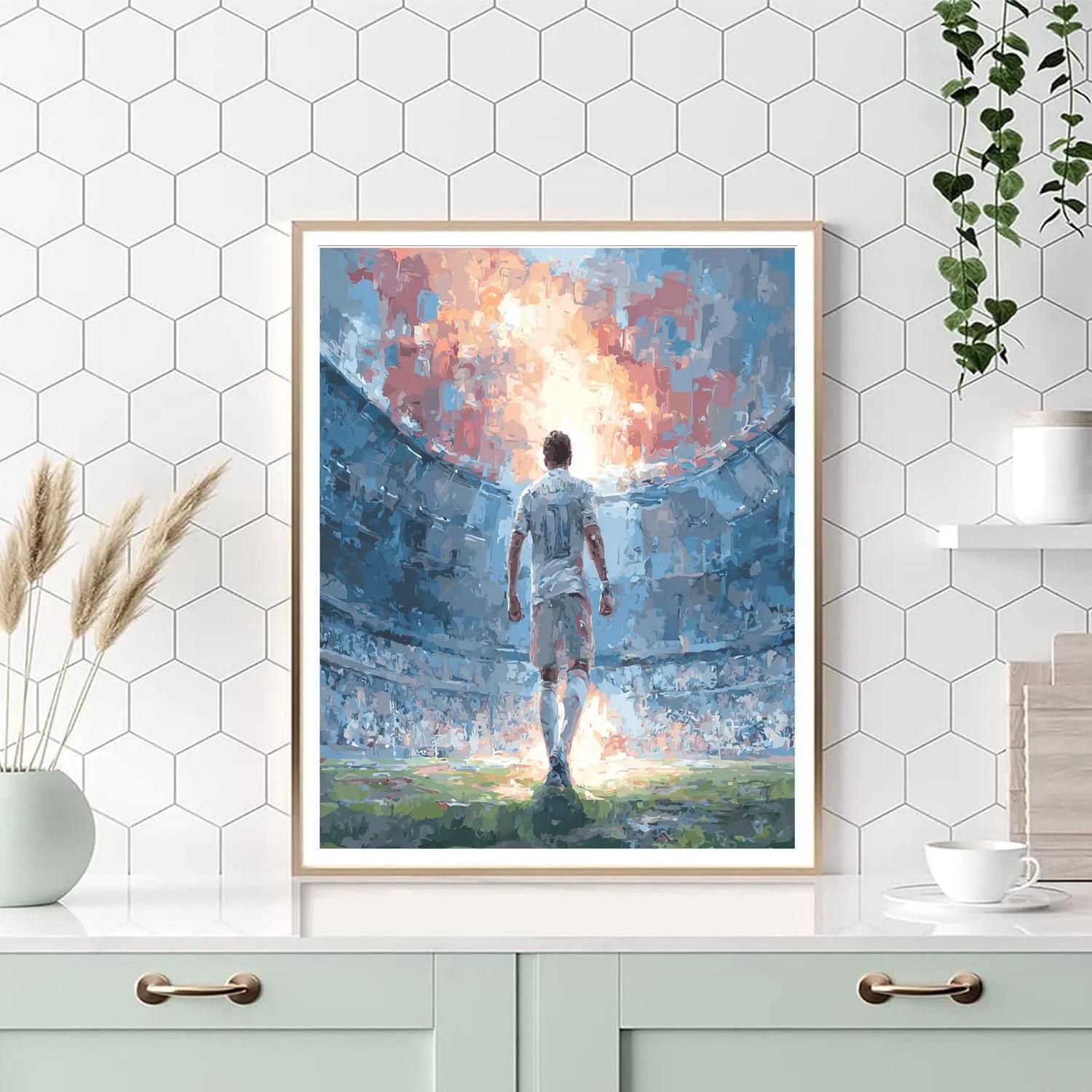 Uzbekistan Fifa 2026 Dawn - DIY Painting By Numbers Kit