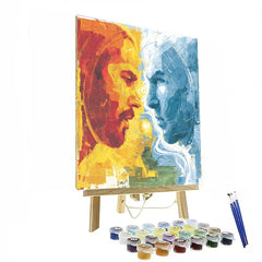 Fifa 2026 Spain vs Uruguay - DIY Painting By Numbers Kit
