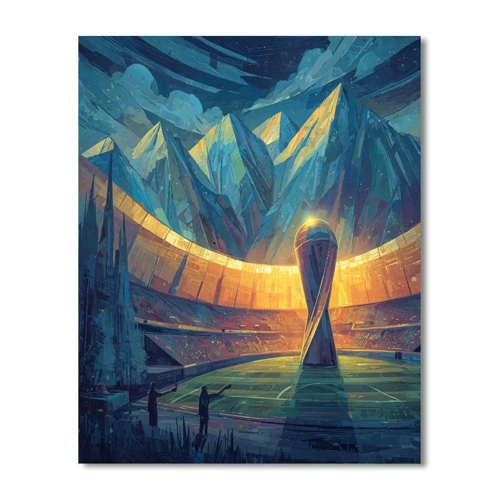 Monterrey Fifa 2026 Lights - DIY Painting By Numbers Kit