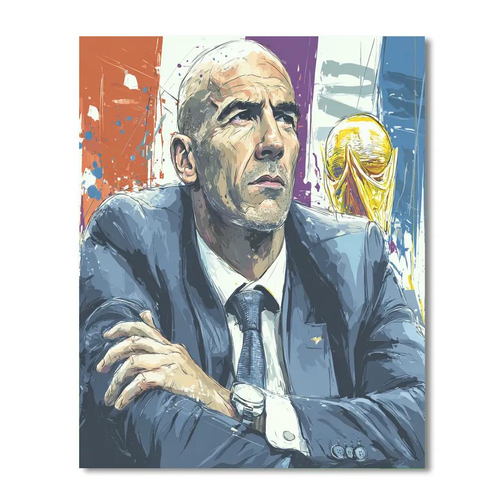 Zidane Fifa 2026 Legacy - DIY Painting By Numbers Kit