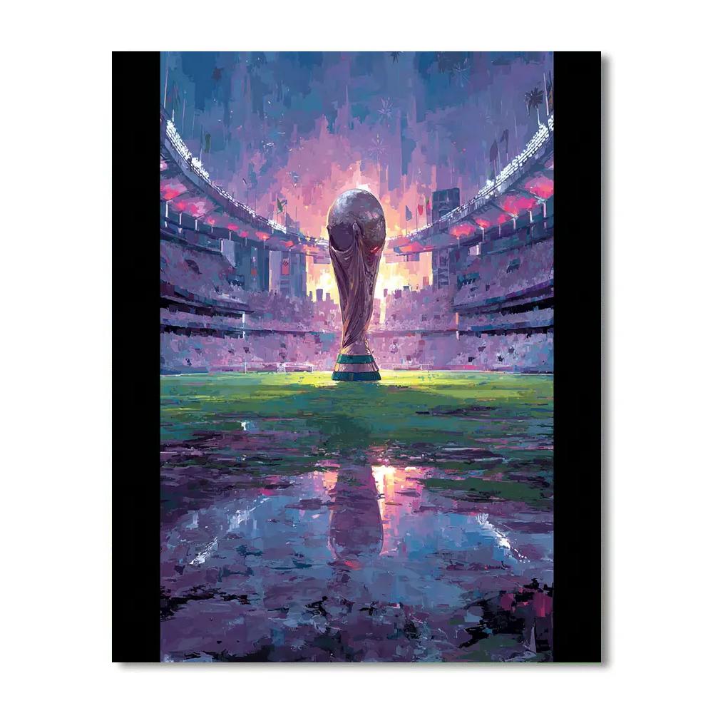 Miami Fifa 2026 Reflection - DIY Painting By Numbers Kit