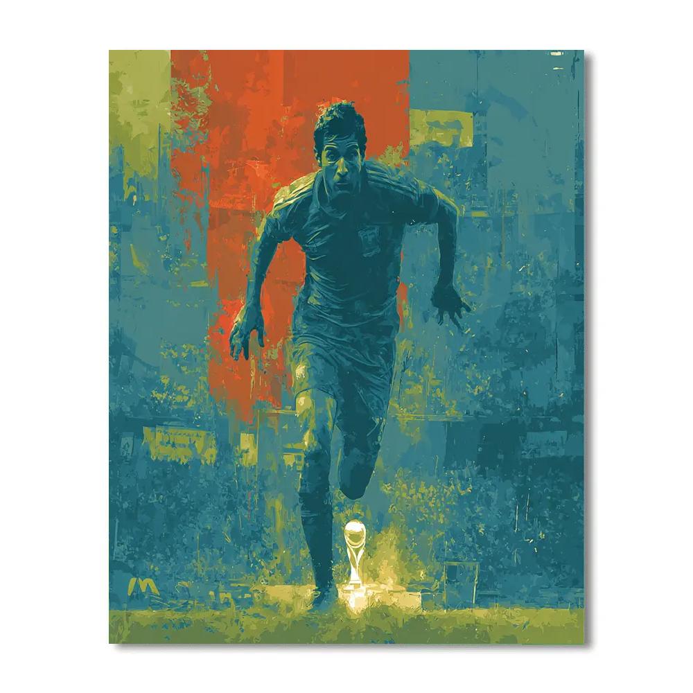Morocco Fifa 2026 Atlas - DIY Painting By Numbers Kit
