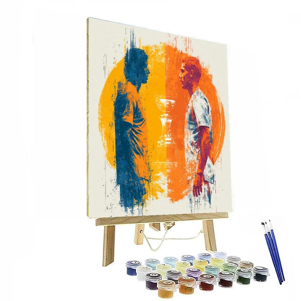 Fifa 2026 Netherlands vs Tunisia - DIY Painting By Numbers Kit