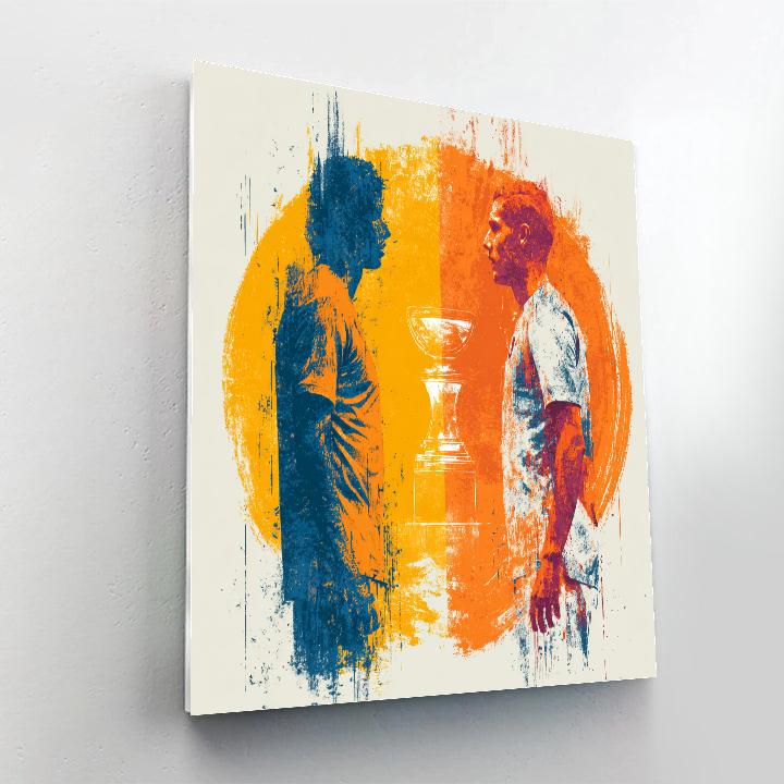 Fifa 2026 Netherlands vs Tunisia - DIY Painting By Numbers Kit