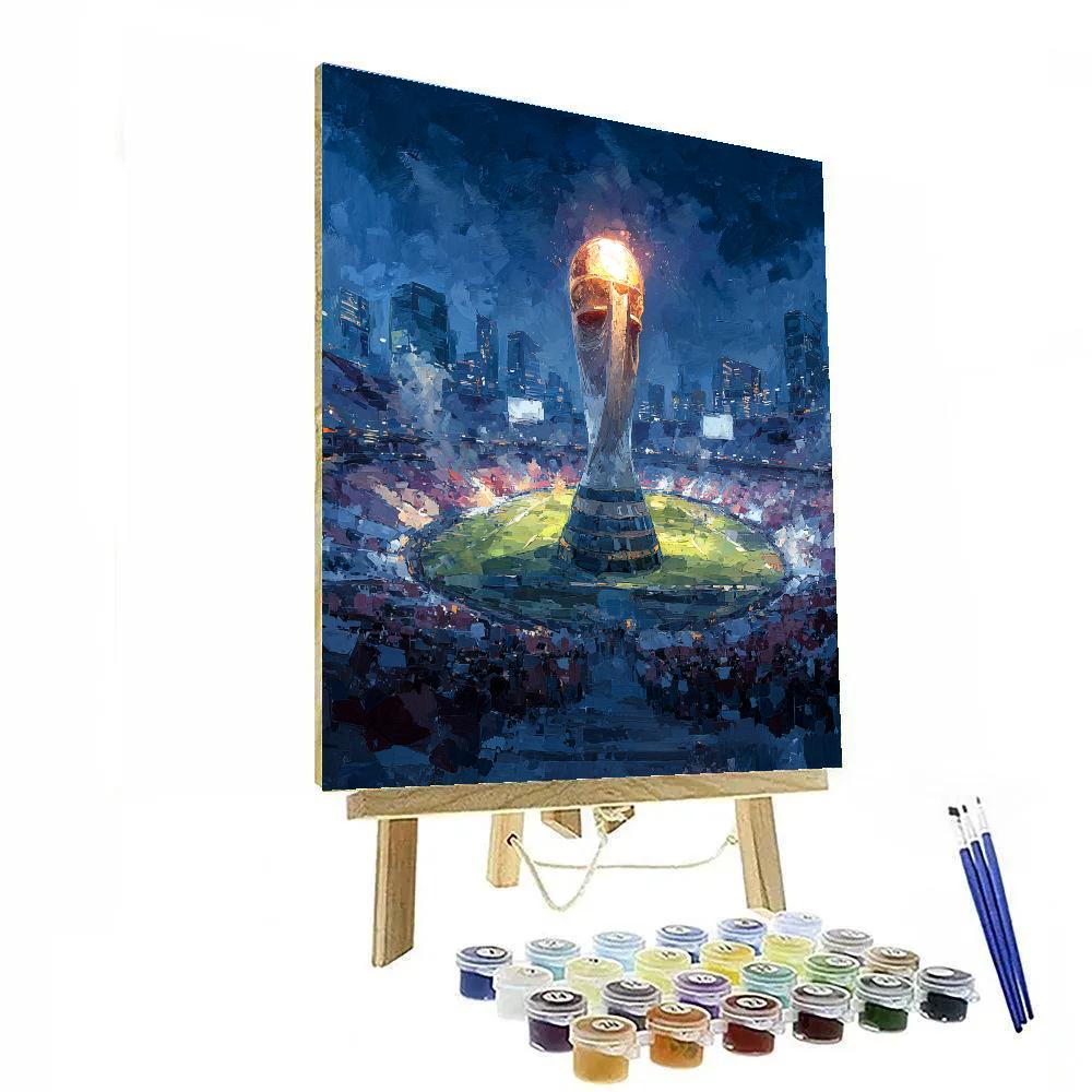 Fifa 2026 Trophy Crown - DIY Painting By Numbers Kit