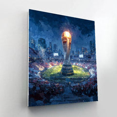 Fifa 2026 Trophy Crown - DIY Painting By Numbers Kit