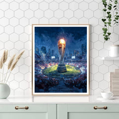 Fifa 2026 Trophy Crown - DIY Painting By Numbers Kit
