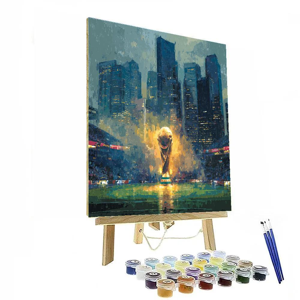 Seattle Fifa 2026 Rainlight - DIY Painting By Numbers Kit