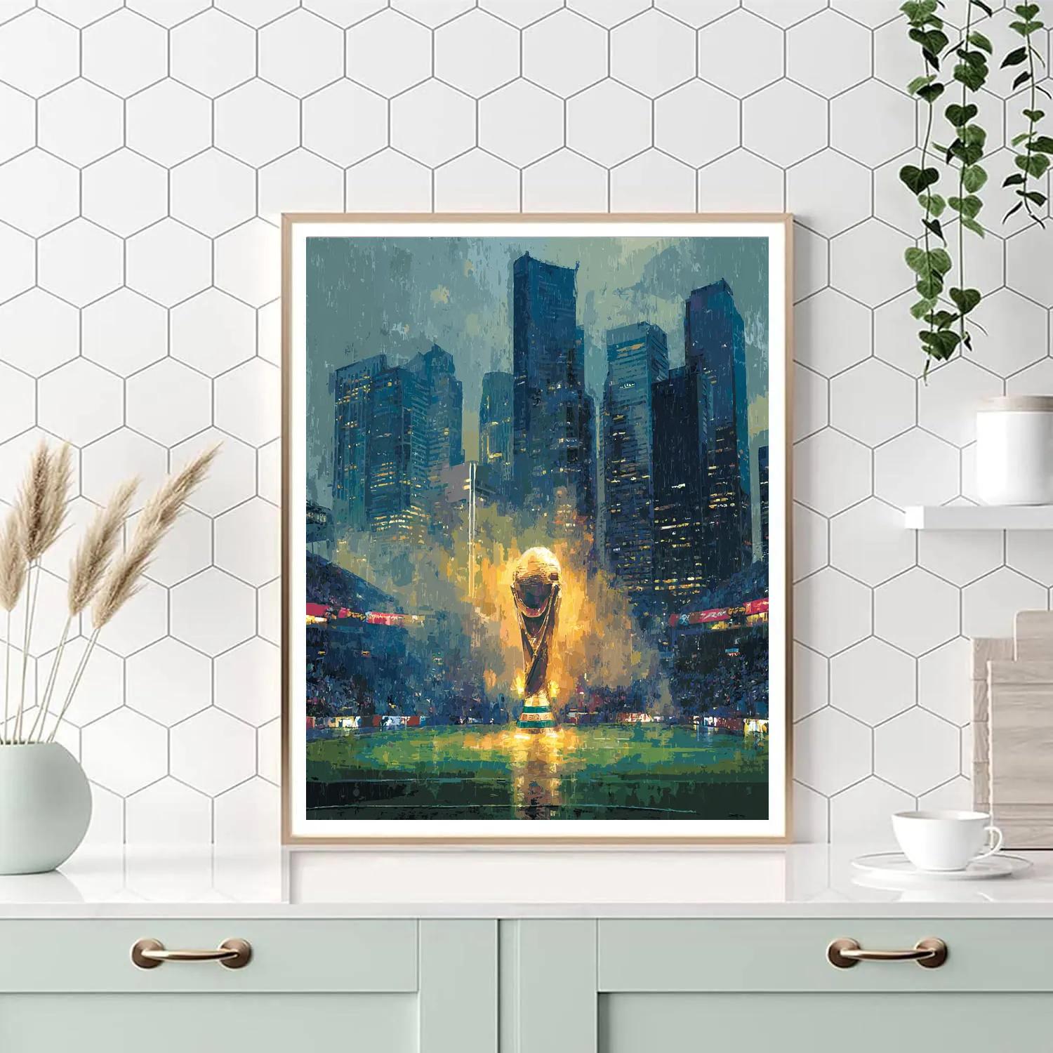 Seattle Fifa 2026 Rainlight - DIY Painting By Numbers Kit