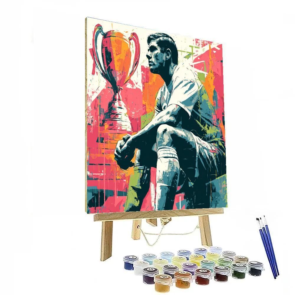 Jordan Fifa 2026 Red - DIY Painting By Numbers Kit