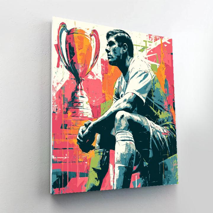 Jordan Fifa 2026 Red - DIY Painting By Numbers Kit