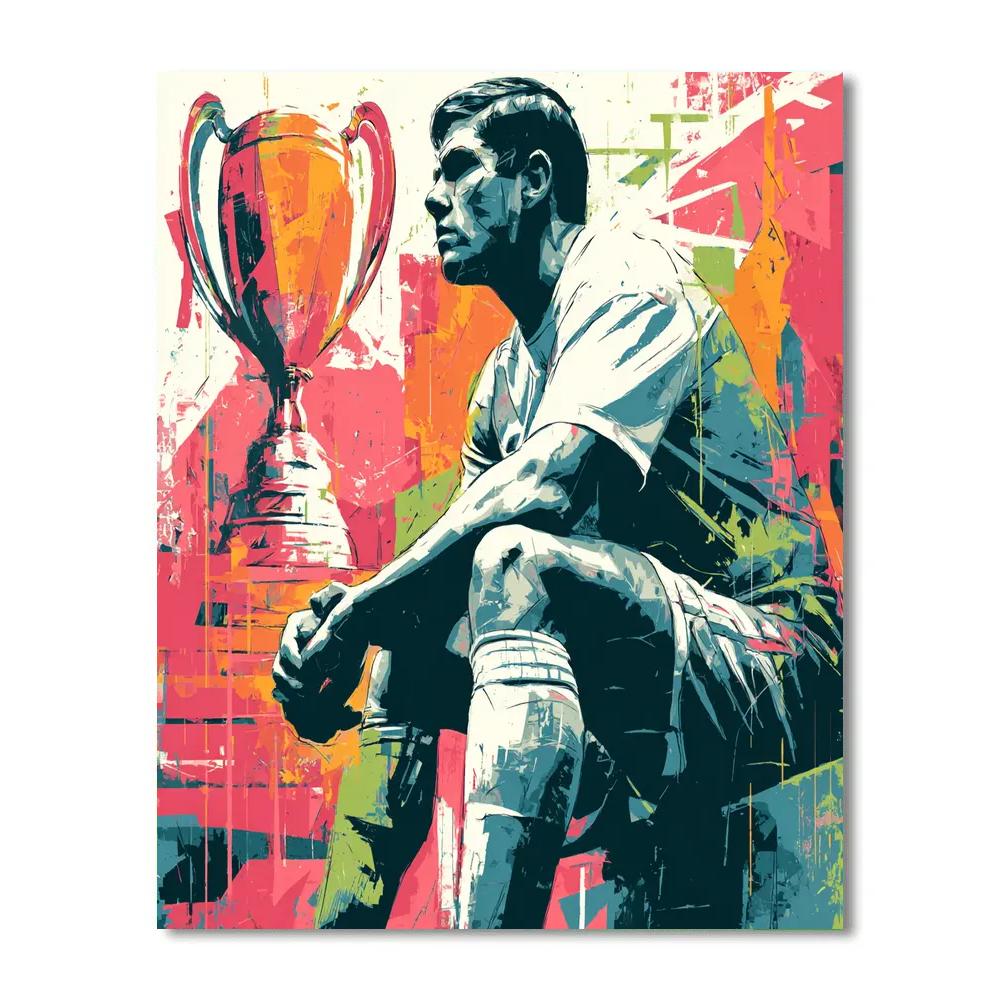 Jordan Fifa 2026 Red - DIY Painting By Numbers Kit