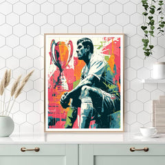 Jordan Fifa 2026 Red - DIY Painting By Numbers Kit
