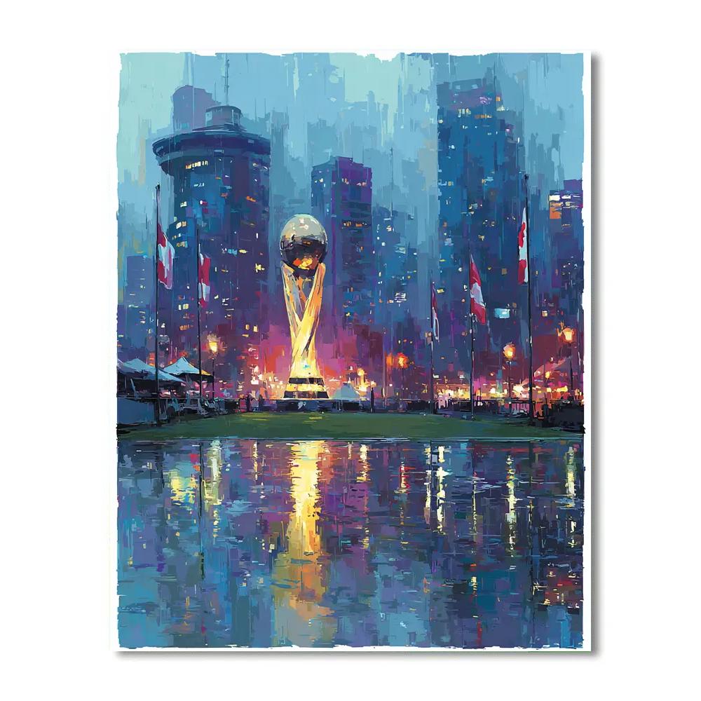 Seattle Fifa 2026 Rainlight - DIY Painting By Numbers Kit
