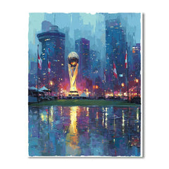 Seattle Fifa 2026 Rainlight - DIY Painting By Numbers Kit