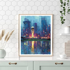 Seattle Fifa 2026 Rainlight - DIY Painting By Numbers Kit