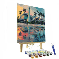 Miami Fifa 2026 Reflection - DIY Painting By Numbers Kit