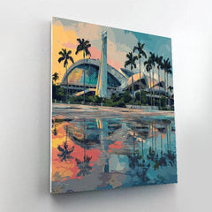 Miami Fifa 2026 Reflection - DIY Painting By Numbers Kit